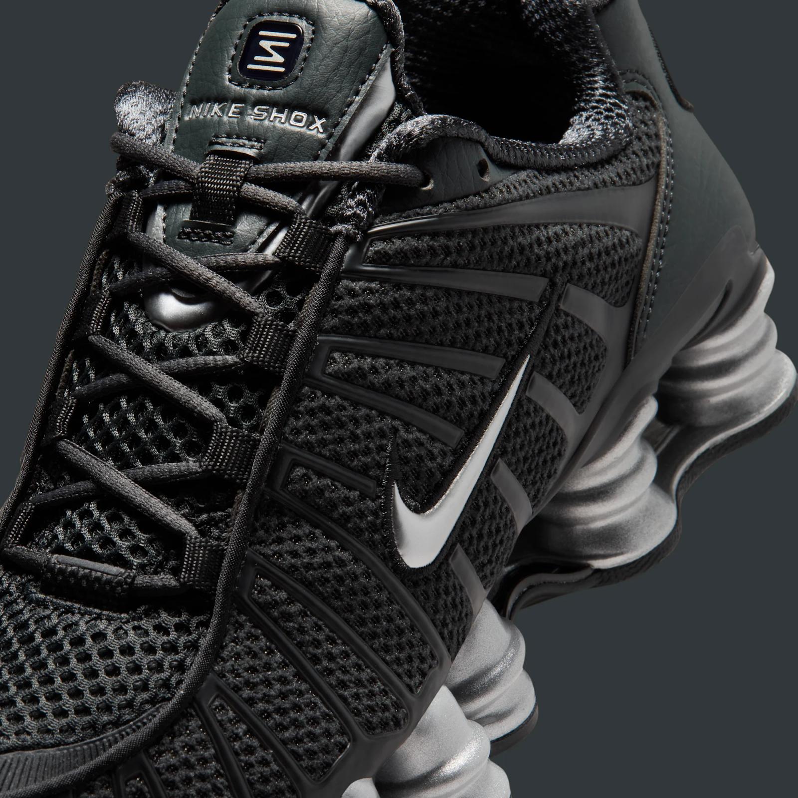 Nike Shox TL "Off Noir & Metallic Silver" drops in 2026