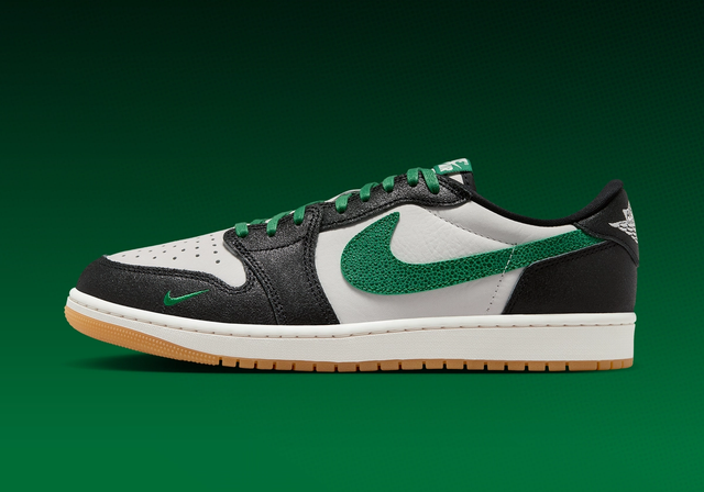 Air Jordan 1 Retro Low OG "Pine Green & Black" Phantom/Pine Green/Black