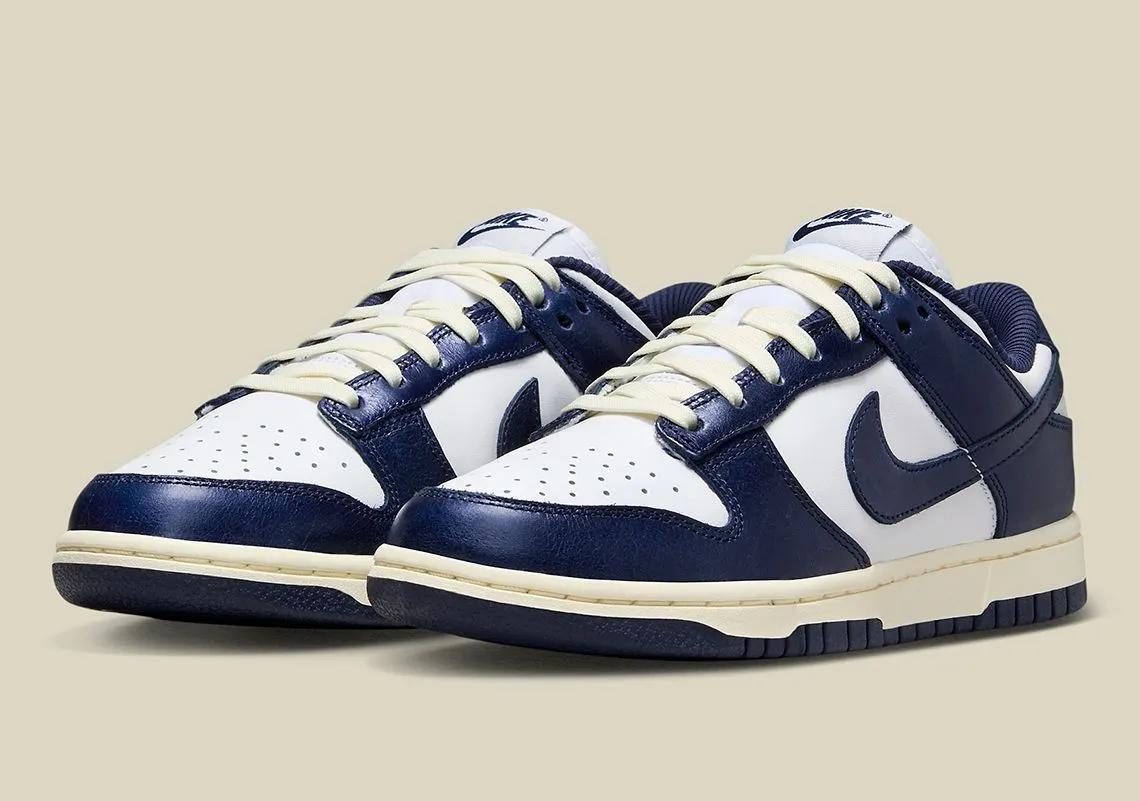 Nike Dunk Low Vintage Midnight Navy Release