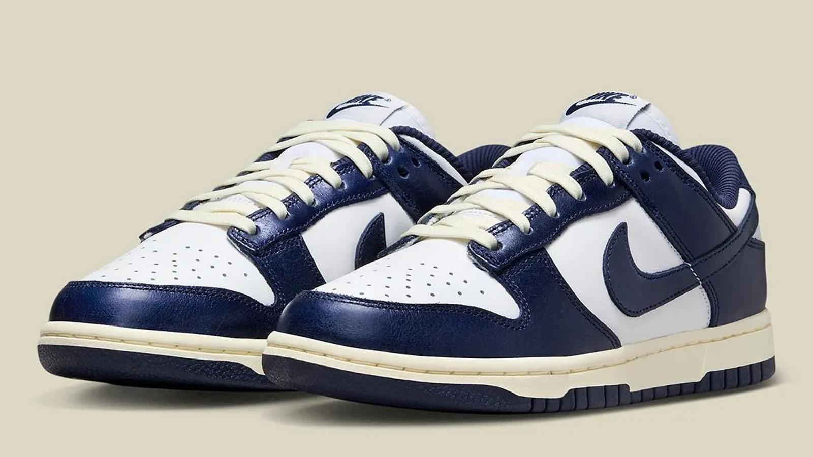 Nike Dunk Low Vintage Midnight Navy Release