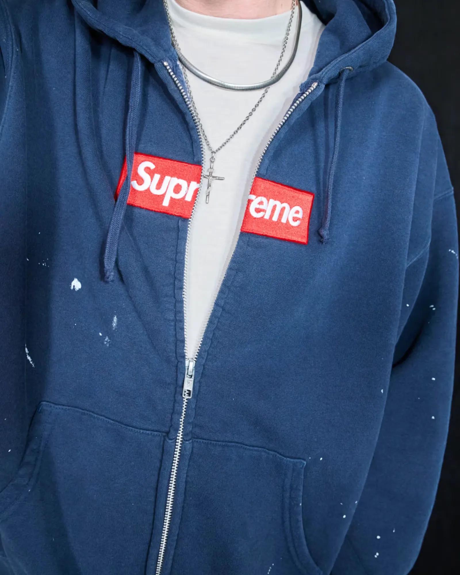 Supreme x Maison Margiela MM6 Zip-Up Box Logo Hoodie releases March 19th, 2026