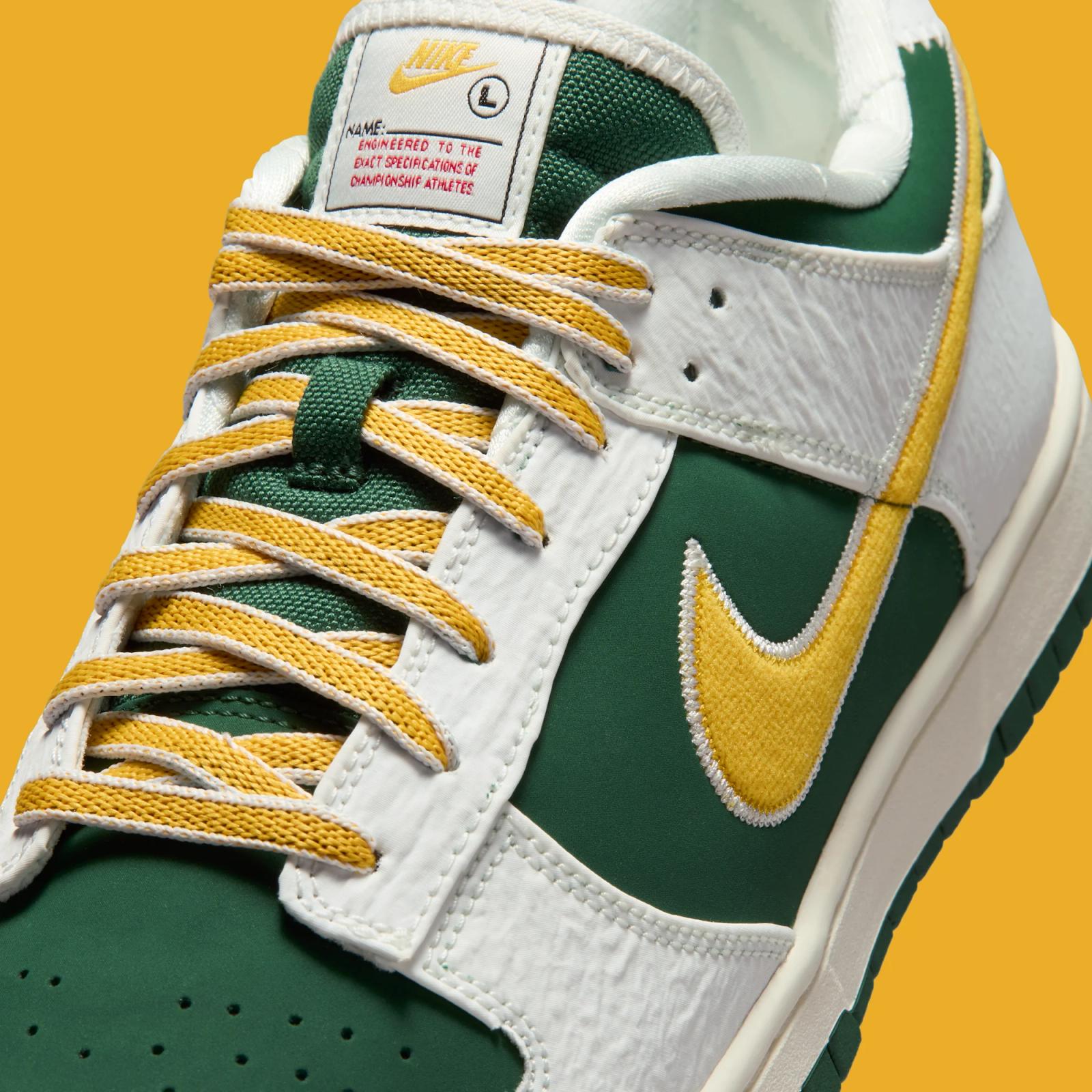 Nike Dunk Low Retro "Sail & University Gold" drops August 1st, 2026