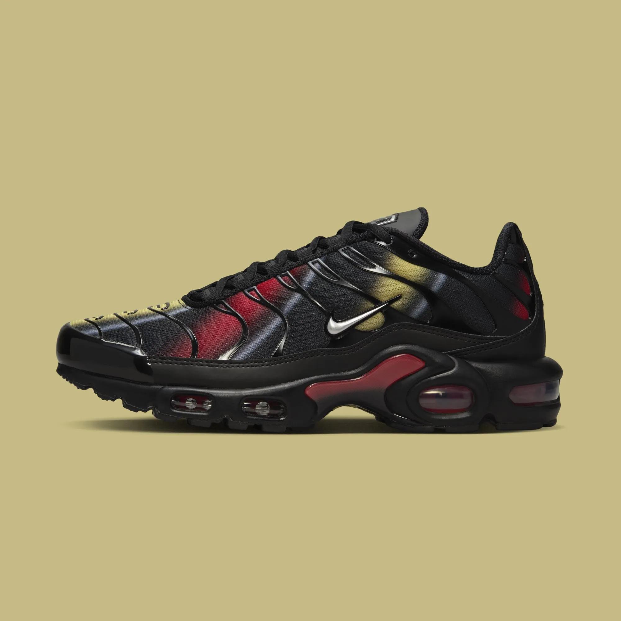 Nike Air Max Plus “Saturn Gold / Salsa Red”