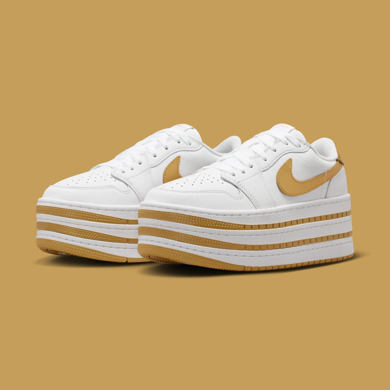 Air Jordan 1 Triple Stack SE "White & Metallic Gold" drops in 2026
