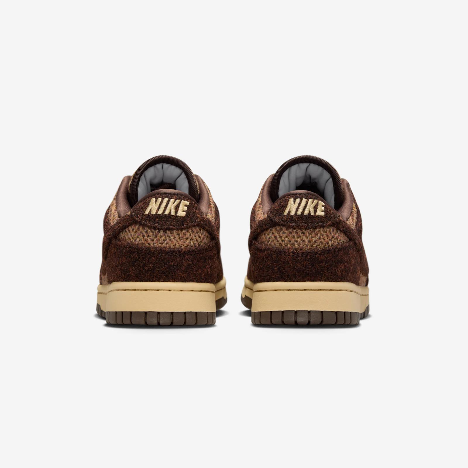 Harris Tweed x Nike Dunk Low QS Baroque Brown Violet Mist IO0052-200 Release Date 2025