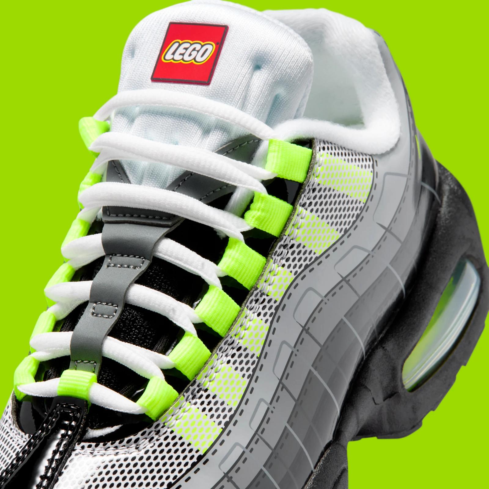 LEGO x Nike Air Max 95 GS “Black & Metallic Silver” releasing in 2026
