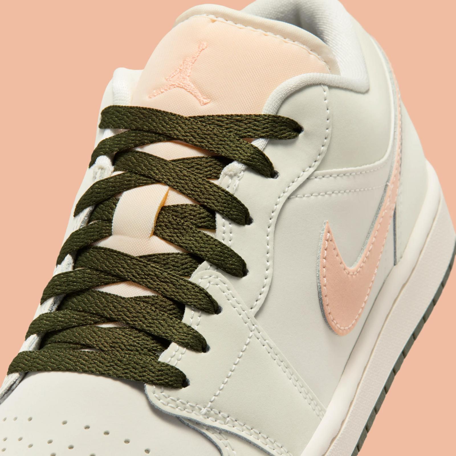 Air Jordan 1 Low "Sail & Crimson Tint" releases April 1, 2026
