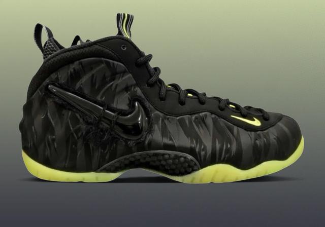 Nike Air Foamposite Pro "Mummy Duck 2" Black/Barely Volt/White