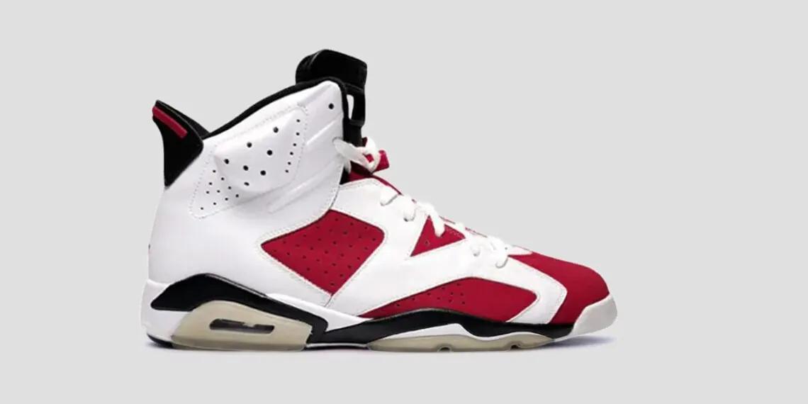 Air Jordan 6 Carmine 1991 White Carmine Black 4401