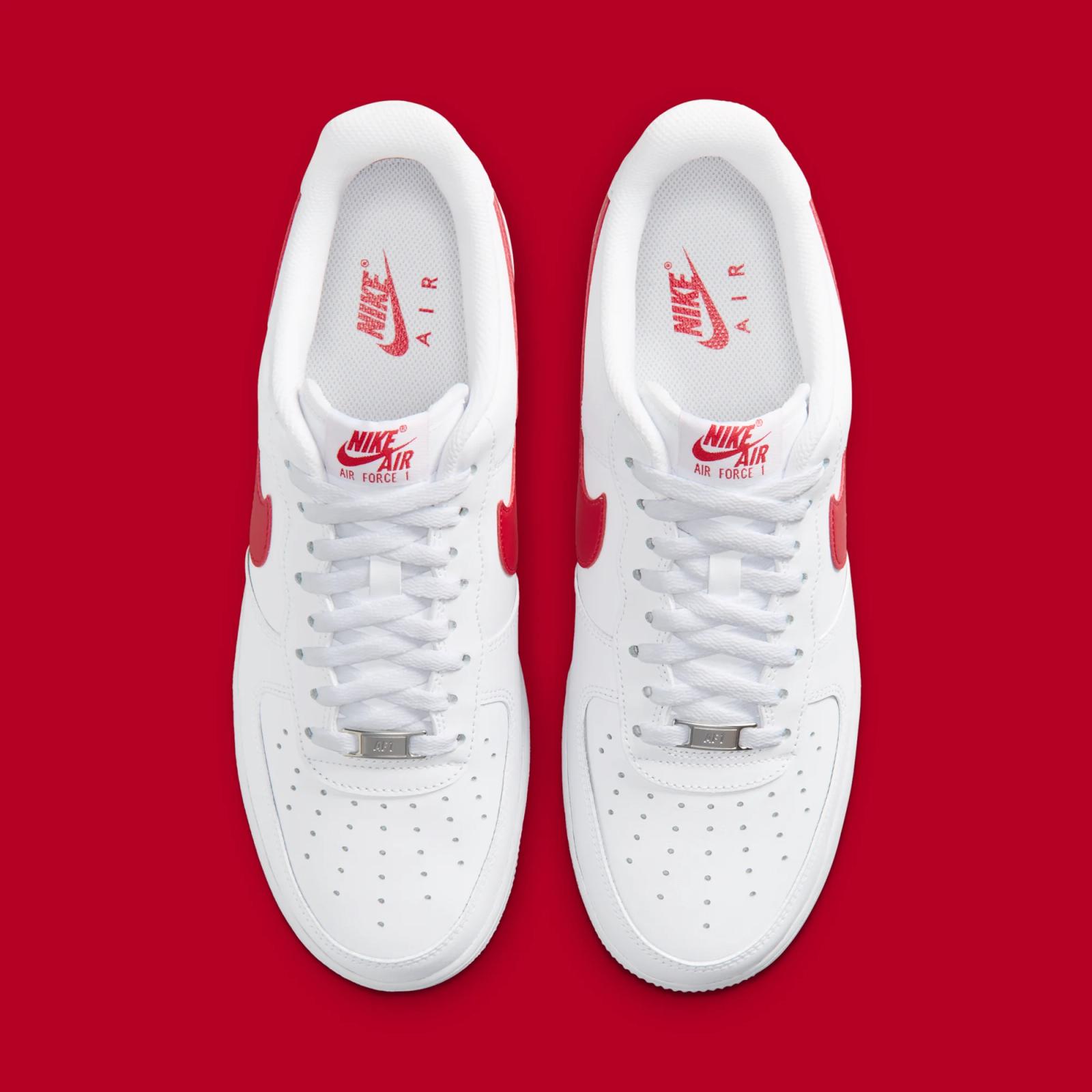 Nike Air Force 1 Low "White & University Red" drops in 2026