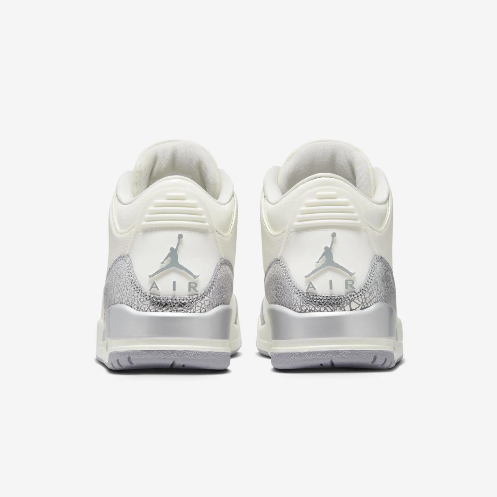 Air Jordan 3 Retro Sail Cement Grey CK9246-100 Release Date 2025