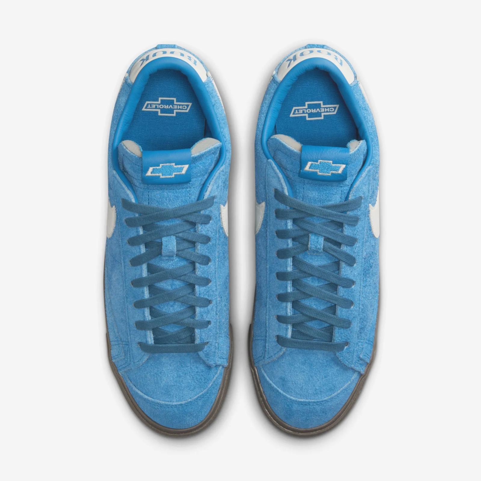 Chevrolet x Devin Booker x Nike Blazer Low QS Surf Blue 2025 Release Date HV2197-400 22 April 2025