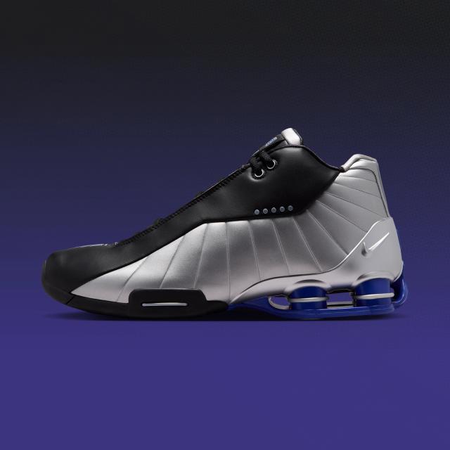 Nike Shox BB4 "Black / Silver / Lapis"