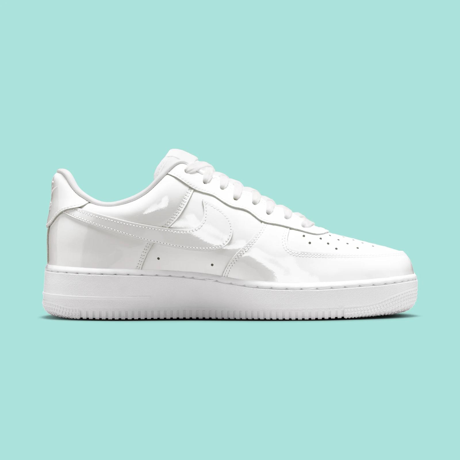 Nike Air Force 1 Low Premium "White Patent" drops in 2026