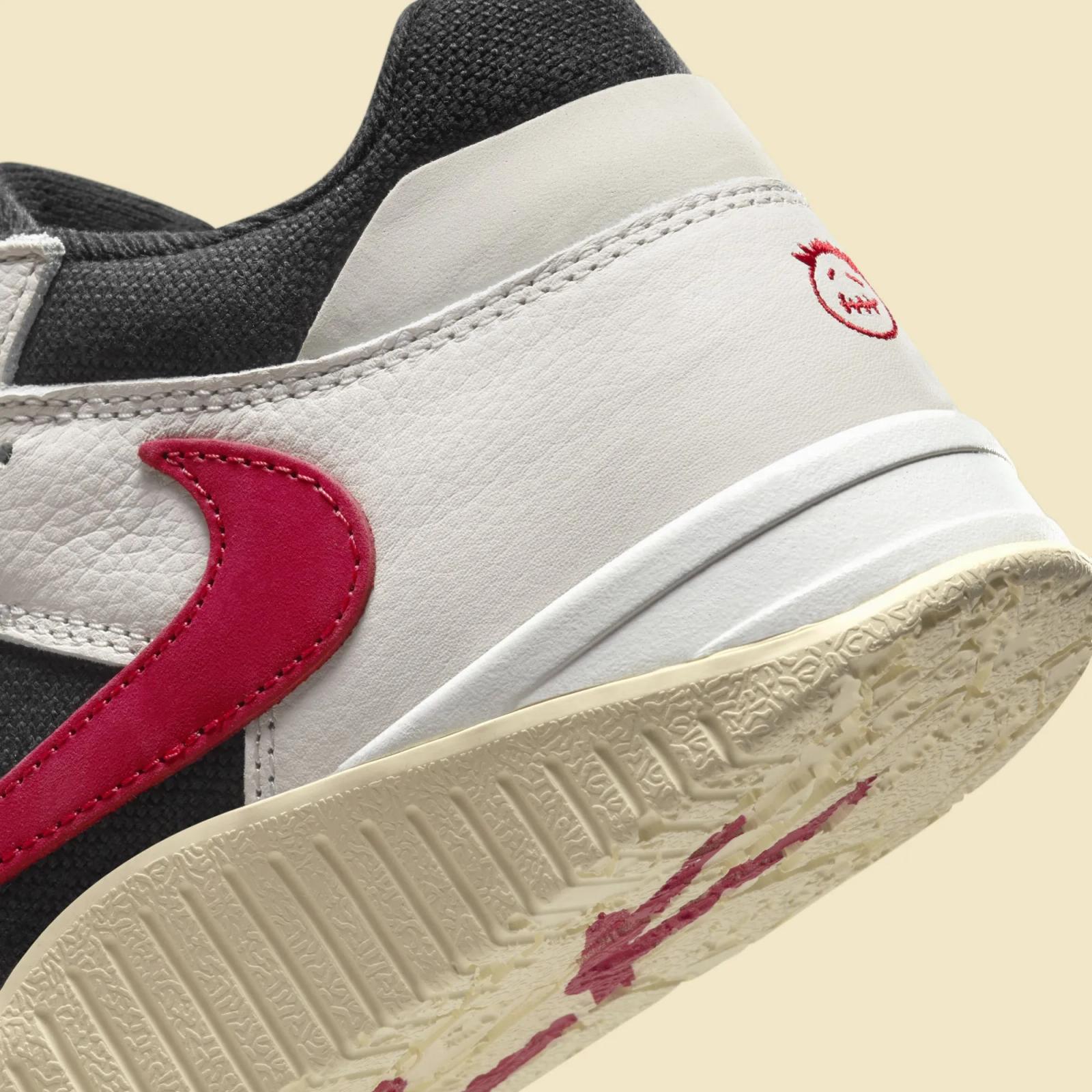 Travis Scott x Air Jordan Cut The Check Sail / University Red FZ8117-101