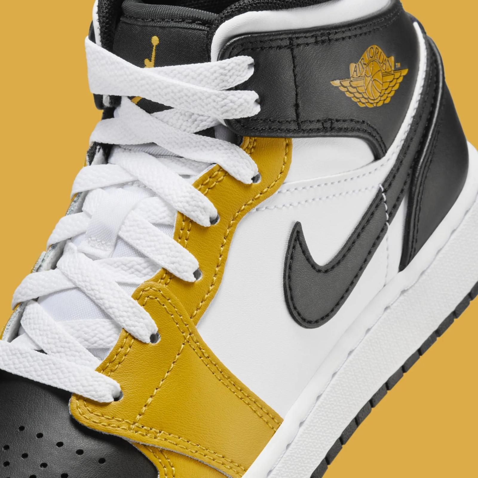 Air Jordan 1 Mid GS Yellow Ochre