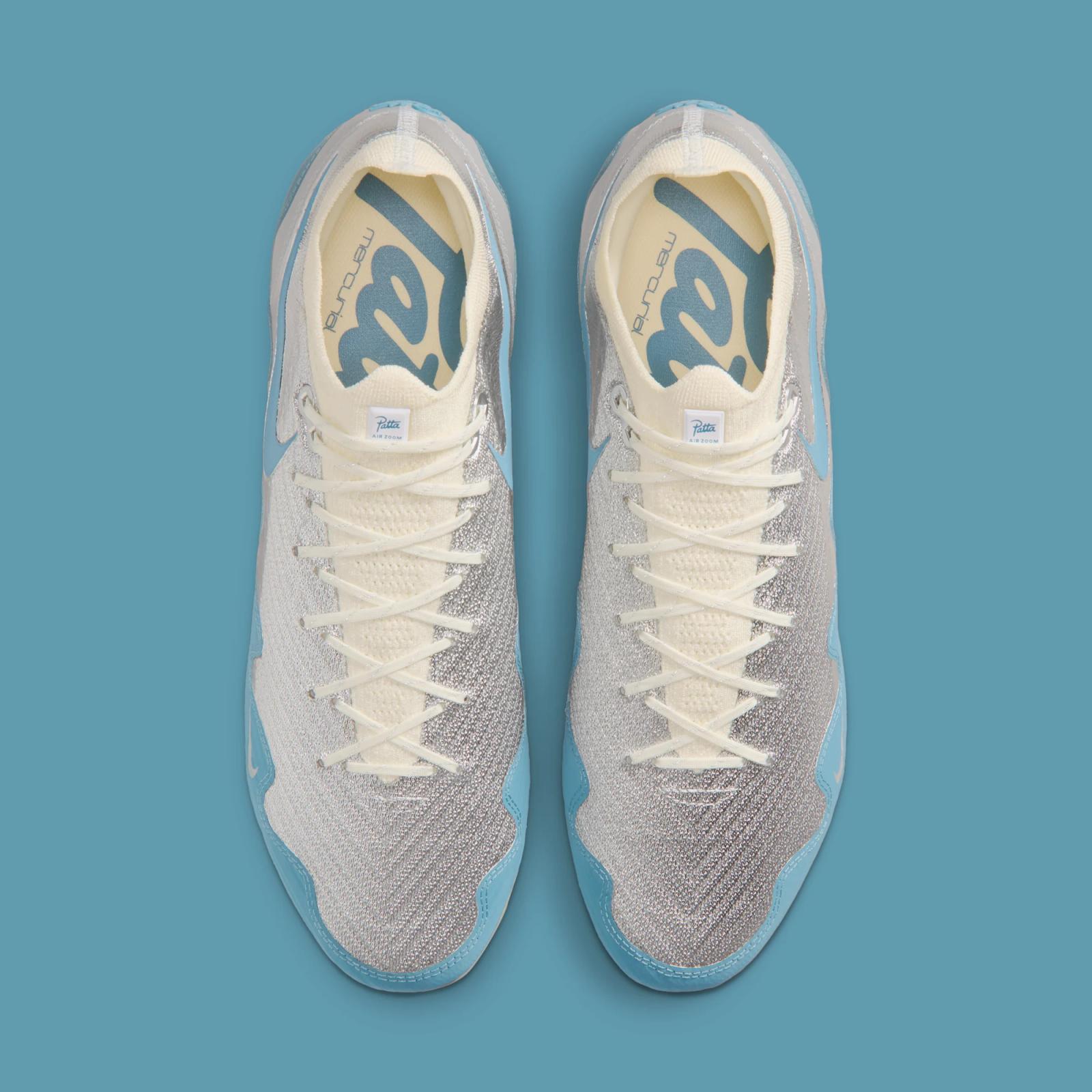 Patta x Nike Mercurial Zoom Vapor 16 Elite FG SE "Noise Aqua" releasing in 2026
