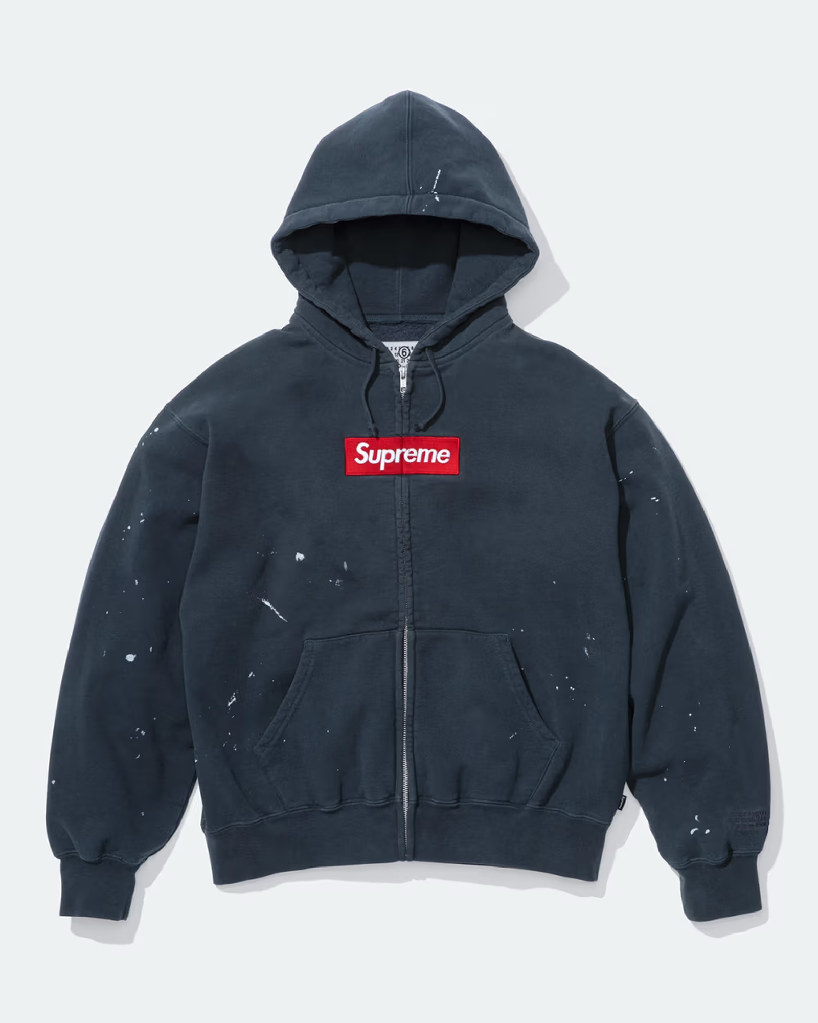 Supreme x Maison Margiela MM6 Zip-Up Box Logo Hoodie releases March 19th, 2026