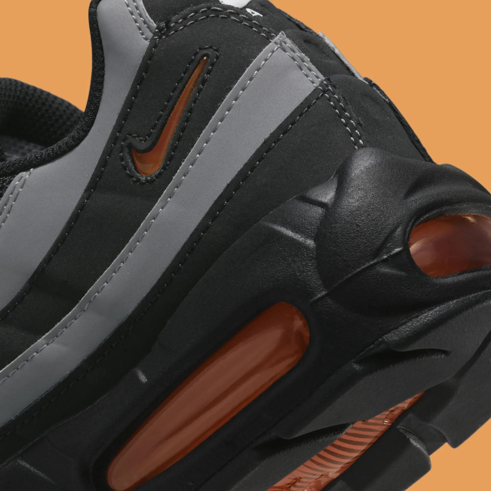 Nike Air Max 95 Black / Safety Orange 2024 Restock DX2657-001