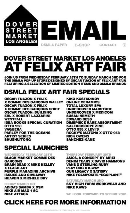 Dover Street Market x Adidas Samba Core Black IH4979