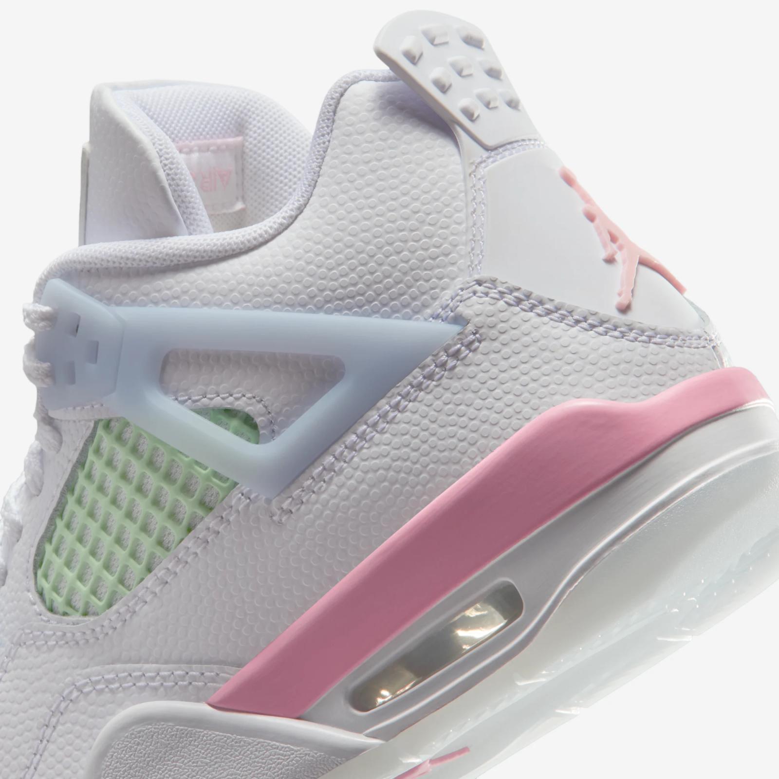 Air Jordan 4 Retro GS “White & Medium Soft Pink” drops February 1st, 2026