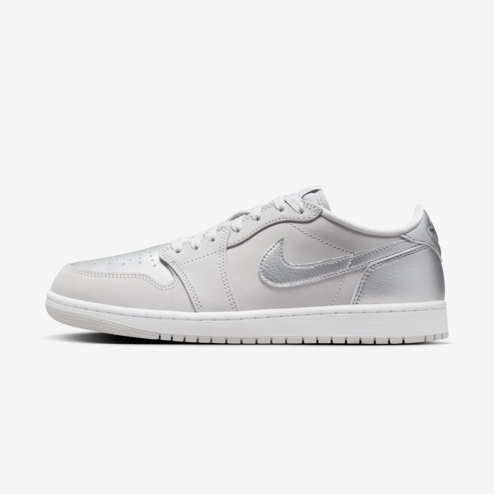 Air Jordan 1 Retro Low OG āMetallic Silverā