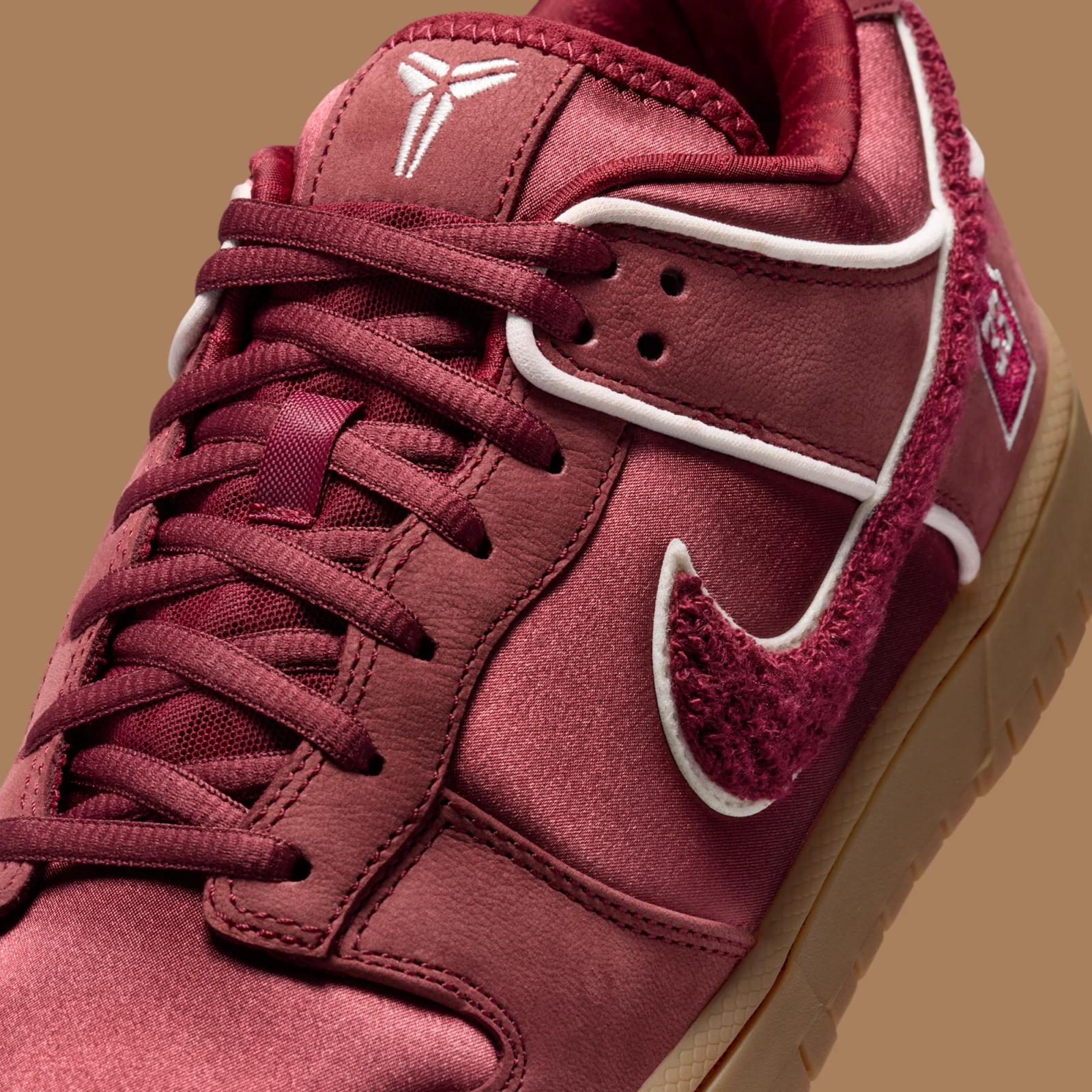 Kobe Bryant x Nike Dunk Low “Team Red & White” releasing in 2026