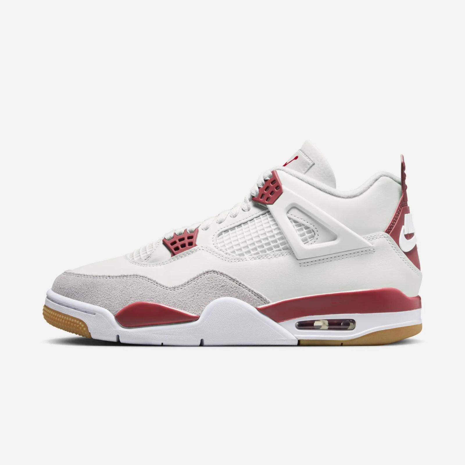 Nike SB x Air Jordan 4 Retro White Varsity Red DR5415-106