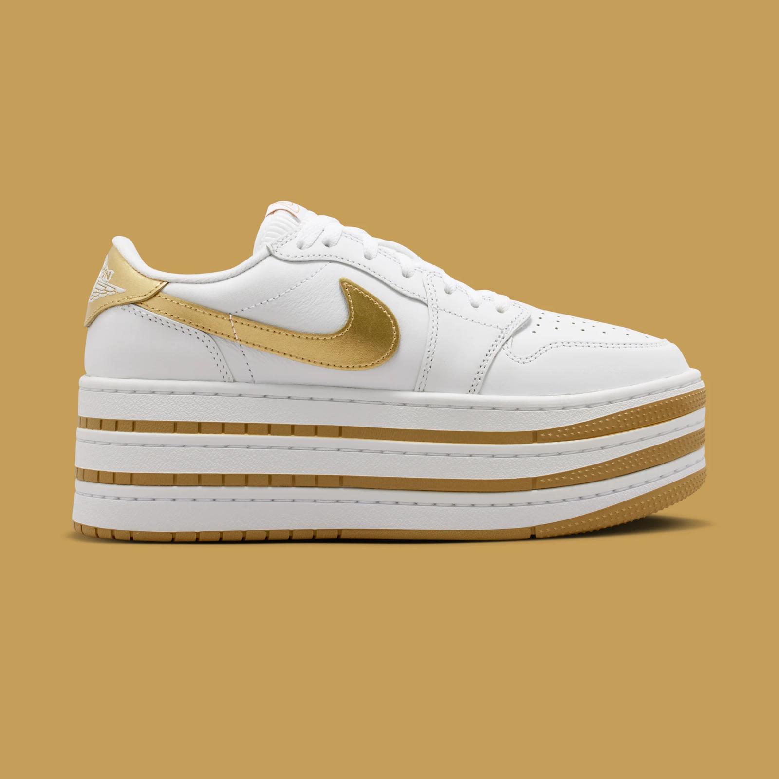 Air Jordan 1 Triple Stack SE "White & Metallic Gold" drops in 2026