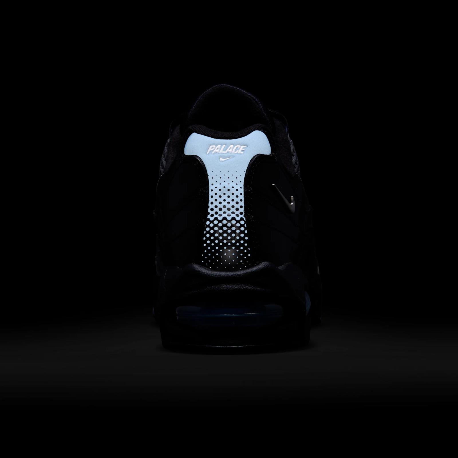 Palace x Nike Air Max 95 Big Bubble "Metallic Silver" drops April 10th, 2026