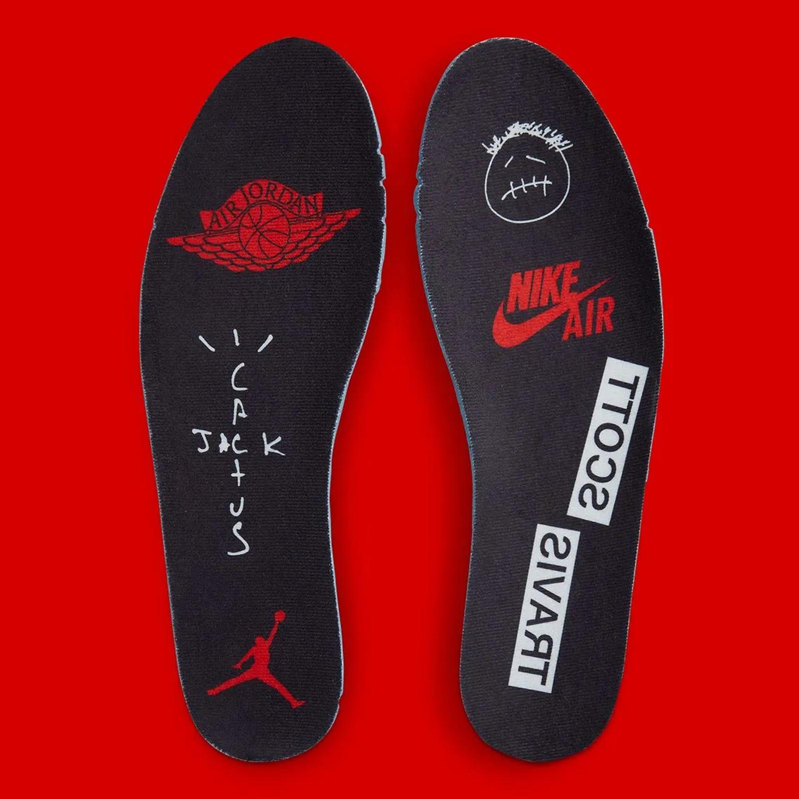 Air Jordan x Travis Scott 1 Low Black Phantom