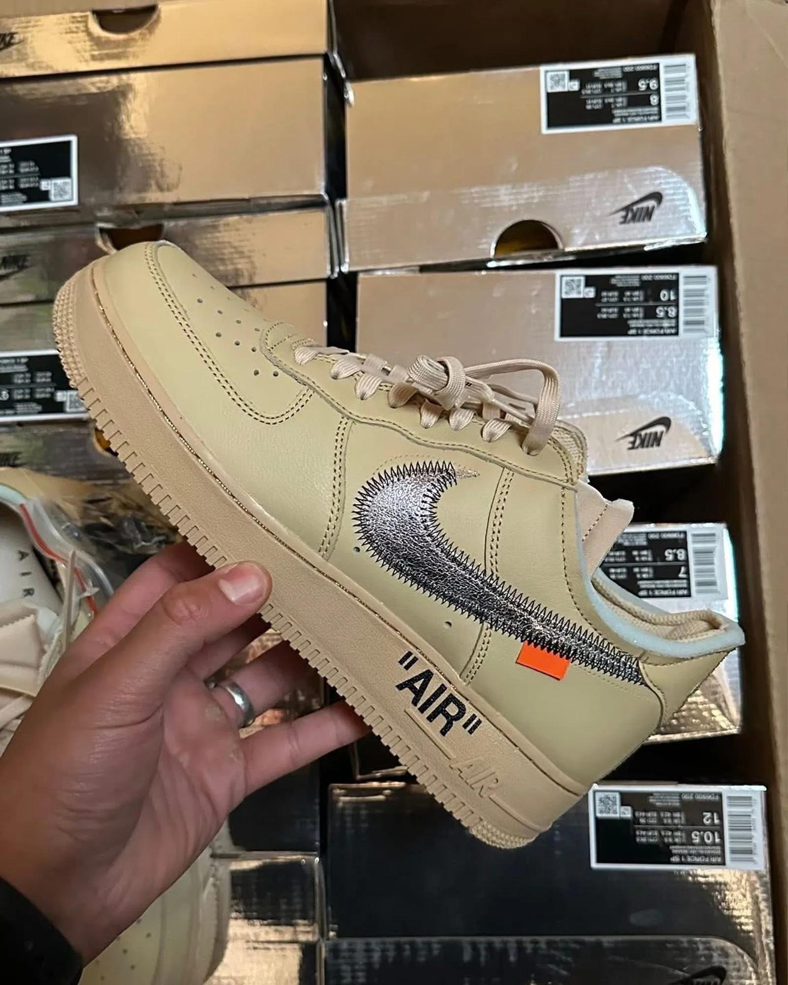 Off-White x Nike Air Force 1 Low Sesame FD6900-200 Release Date 2025