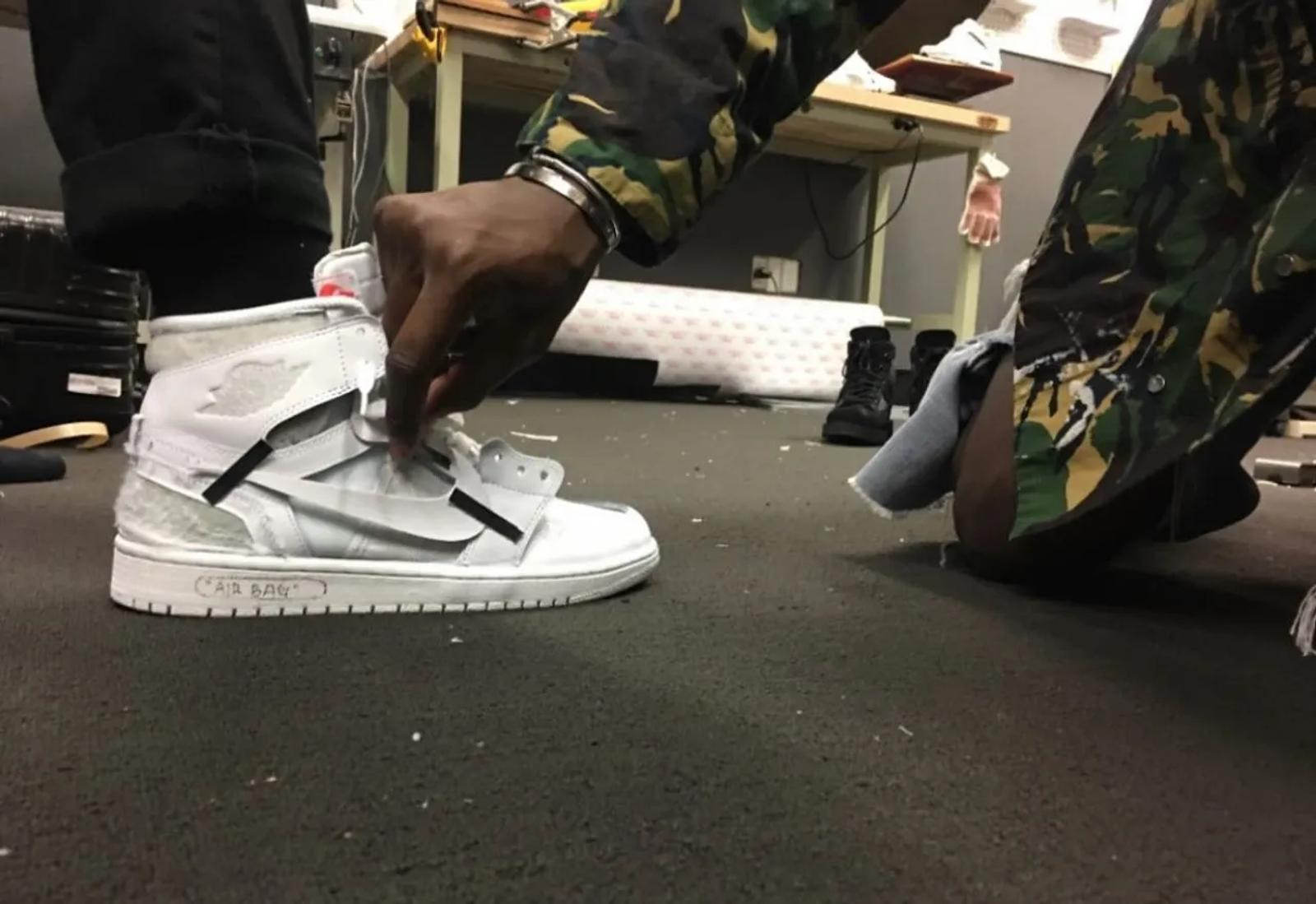 Off White x Air Jordan 1 Retro High OG AA3834-100 Frank Cooke