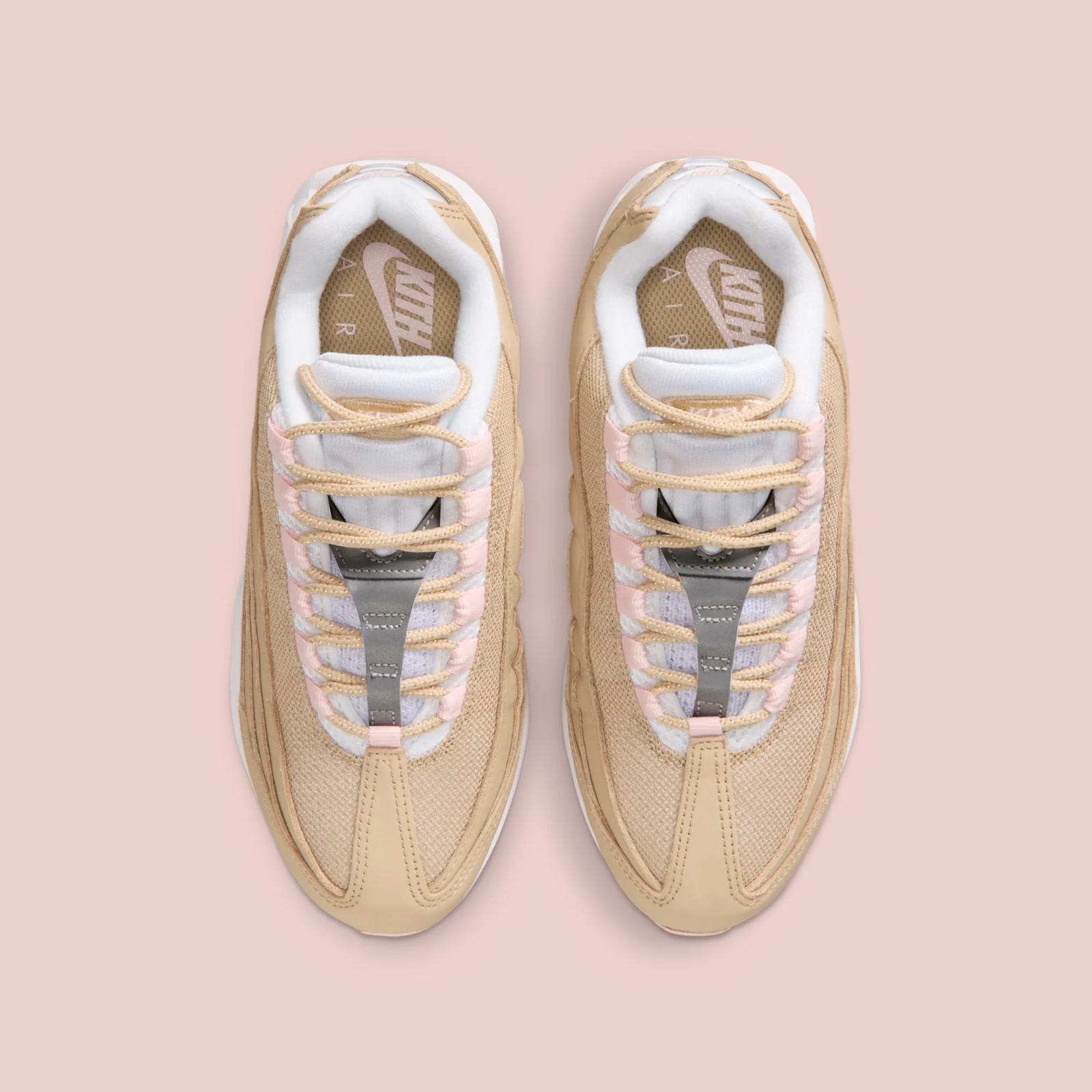KITH x Nike Air Max 95 SP GS "Linen" releasing in 2026
