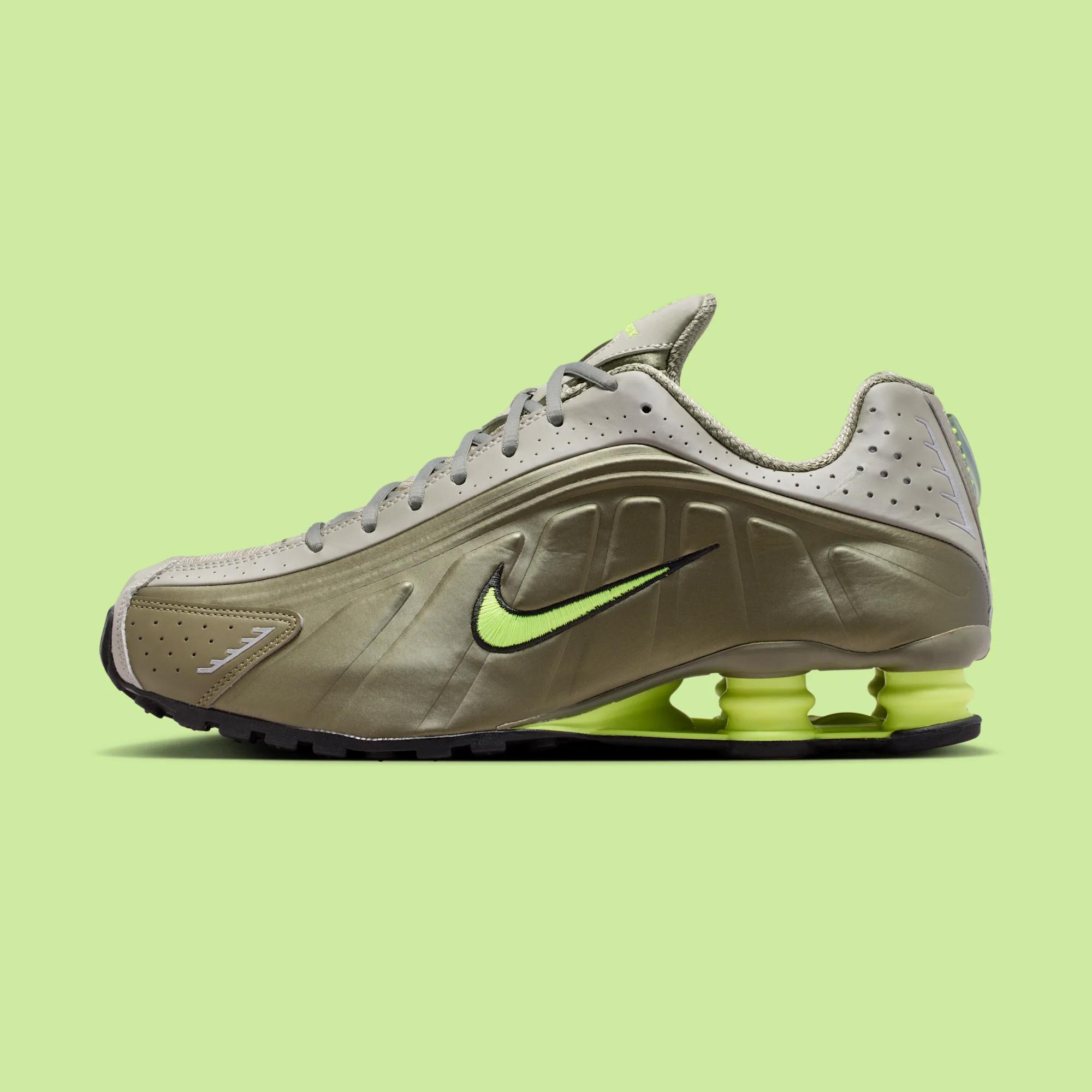 Nike Shox R4 "Light Army & Volt" drops in 2026