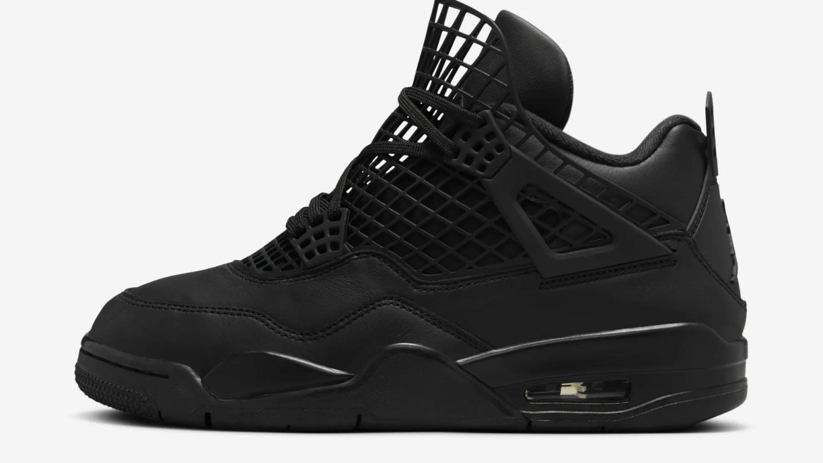 Air Jordan 4 Retro NET “Black / Metallic Silver”