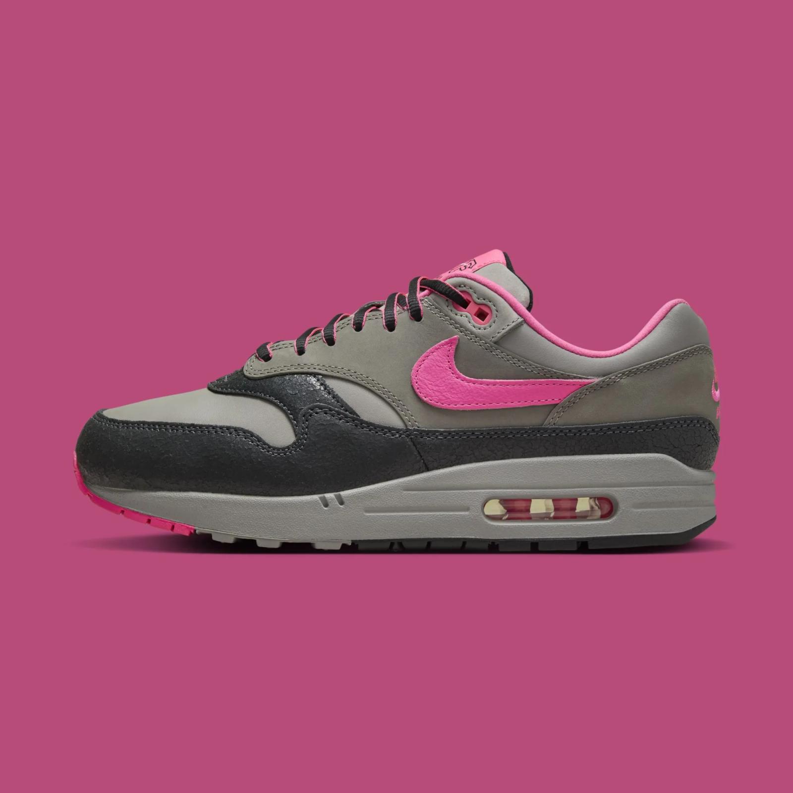 HUF x Nike Air Max 1 “Anthracite / Pink Pow”