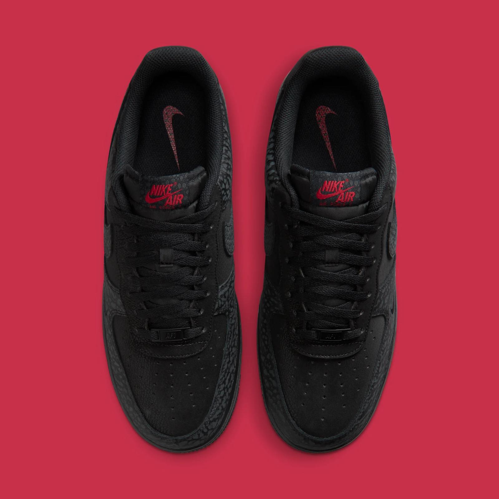 Nike Air Force 1 Low "Black & Tough Red" drops in 2026