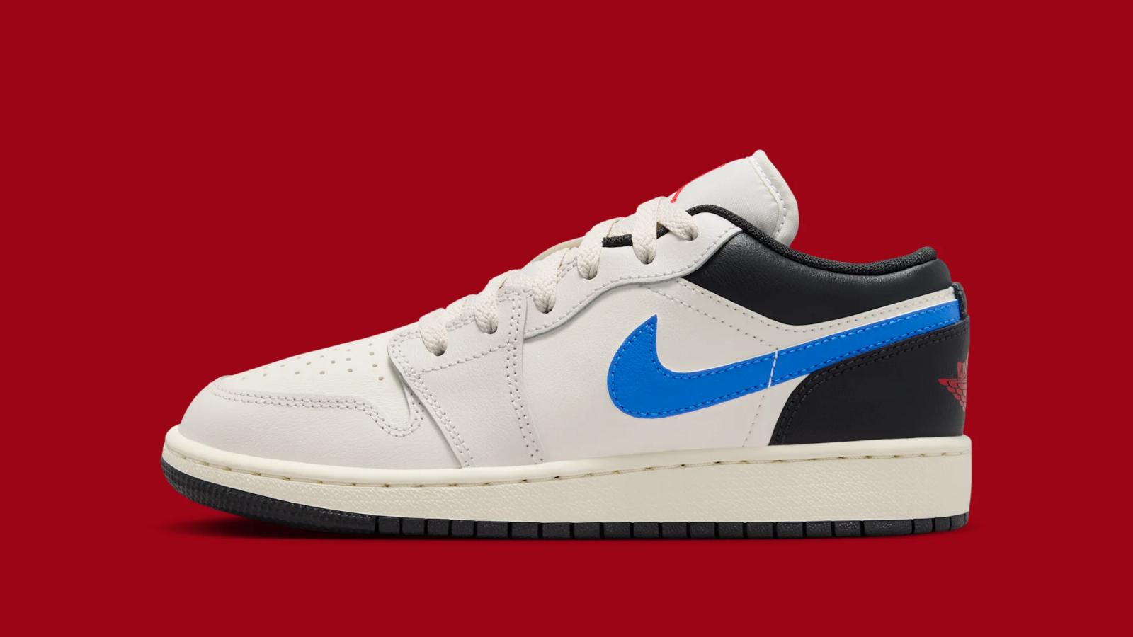 Air Jordan 1 Low GS "Phantom & Game Royal" drops April 1st, 2026