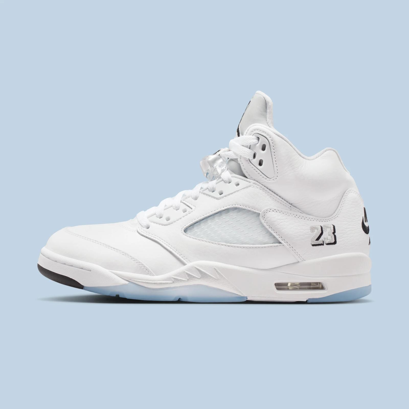 Air Jordan 5 Retro “White & Metallic Silver” releasing in 2026