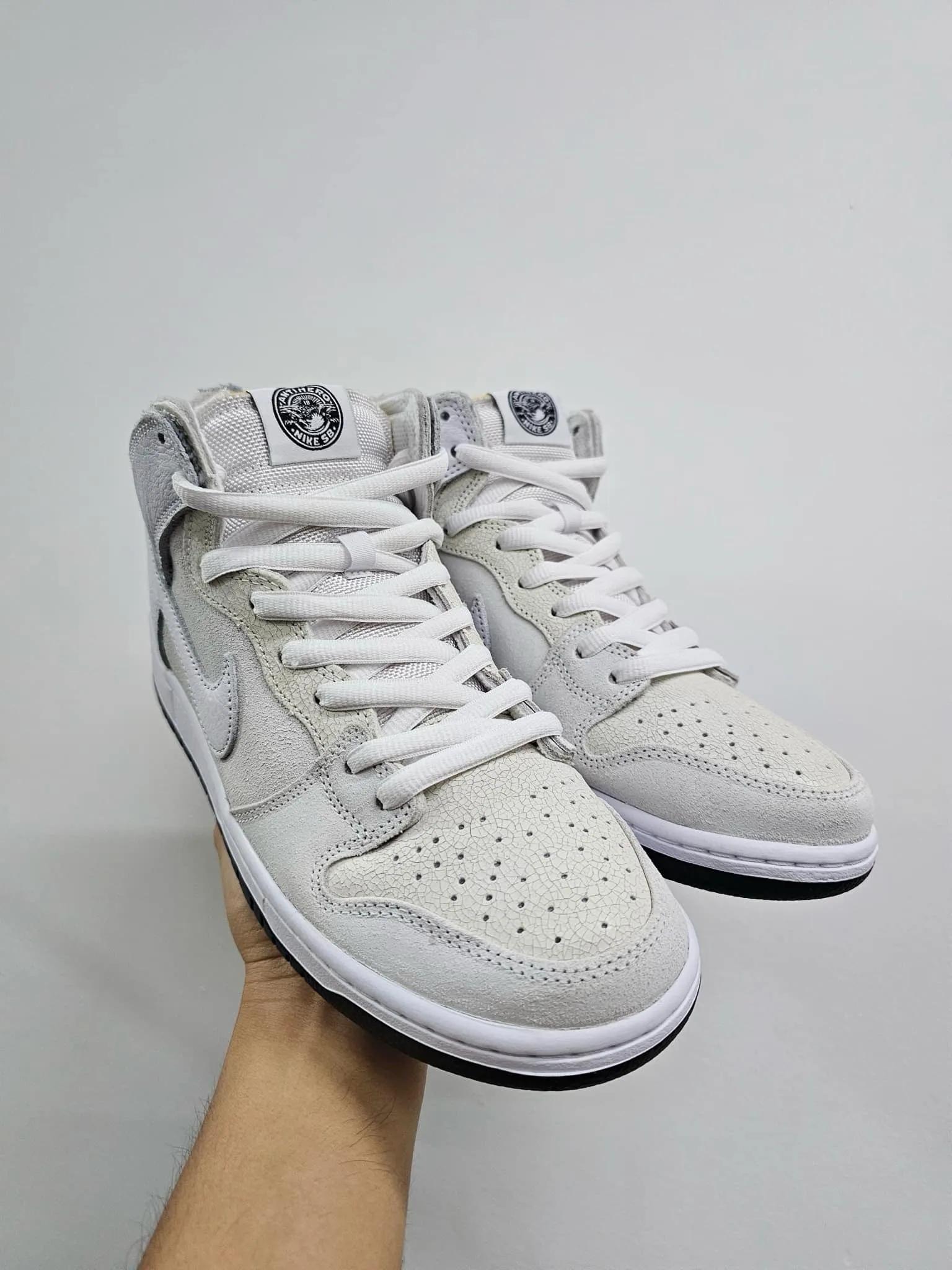 Antihero x Nike SB Dunk High QS "White / Black" HM5837-100