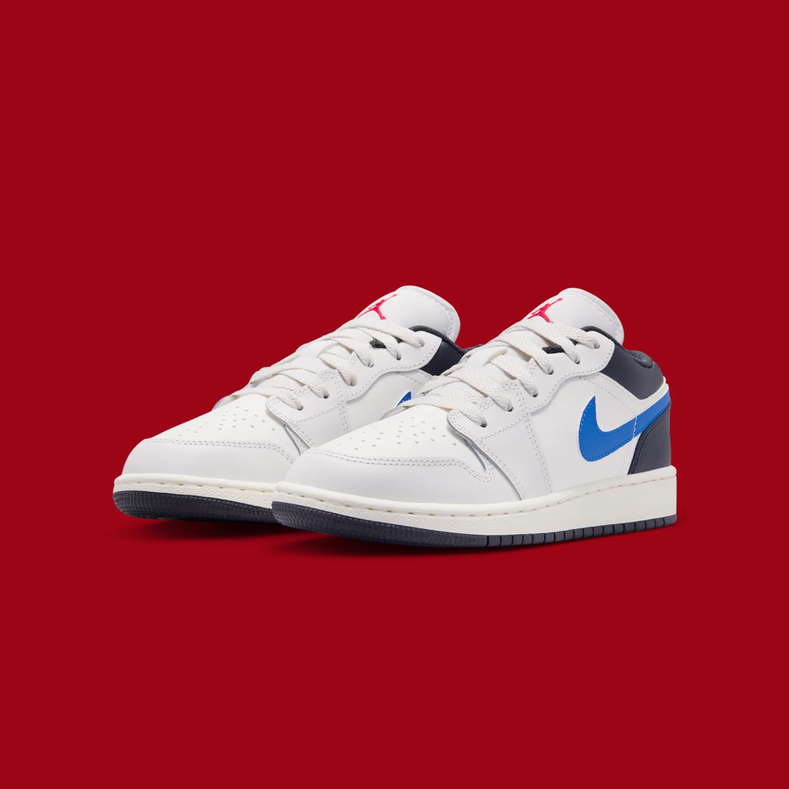 Air Jordan 1 Low GS "Phantom & Game Royal" drops April 1st, 2026