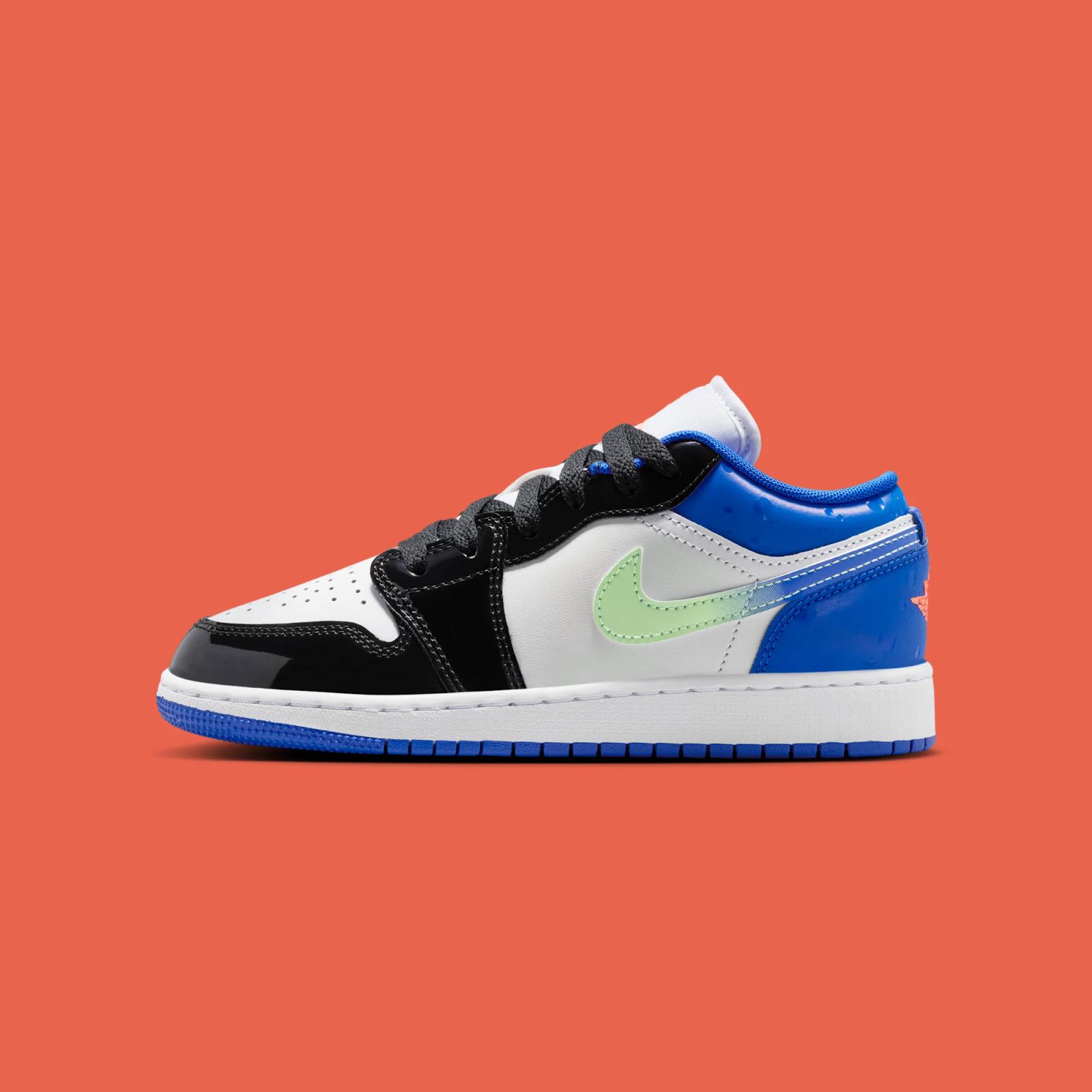 Air Jordan 1 Low SE GS "Game Royal / Bright Mango" drops May 1, 2026