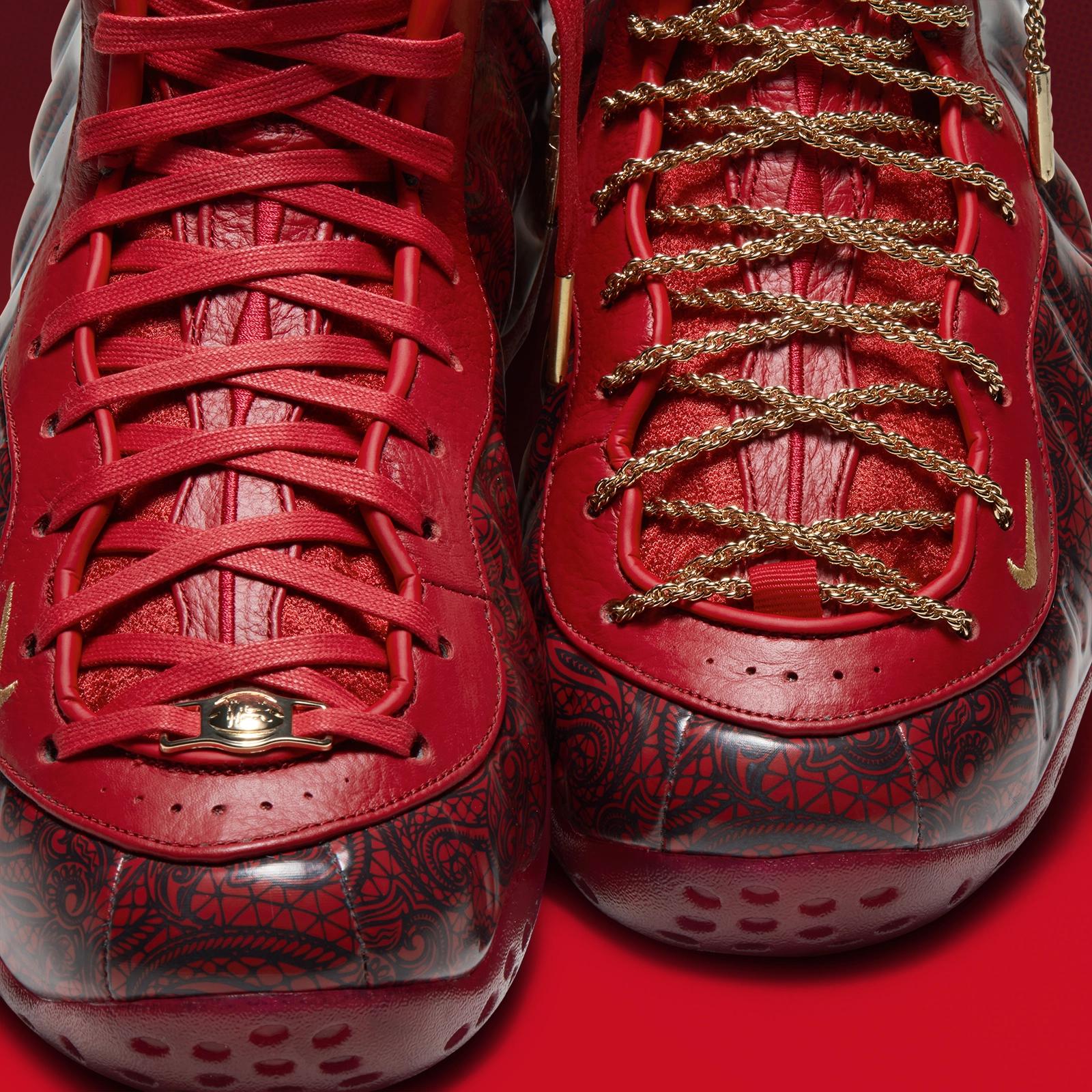 Victor Solomon x Nike Air Foamposite One "Gym Red" drops in 2026