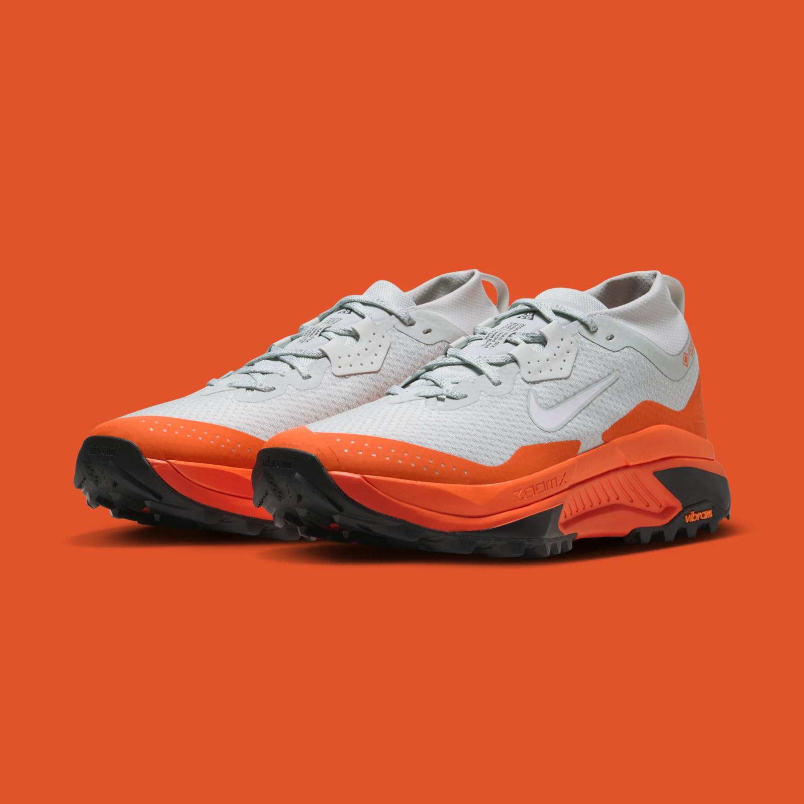 Nike ACG Zegama Trail Gore-Tex "Light Silver & Safety Orange" drops September 25th, 2026