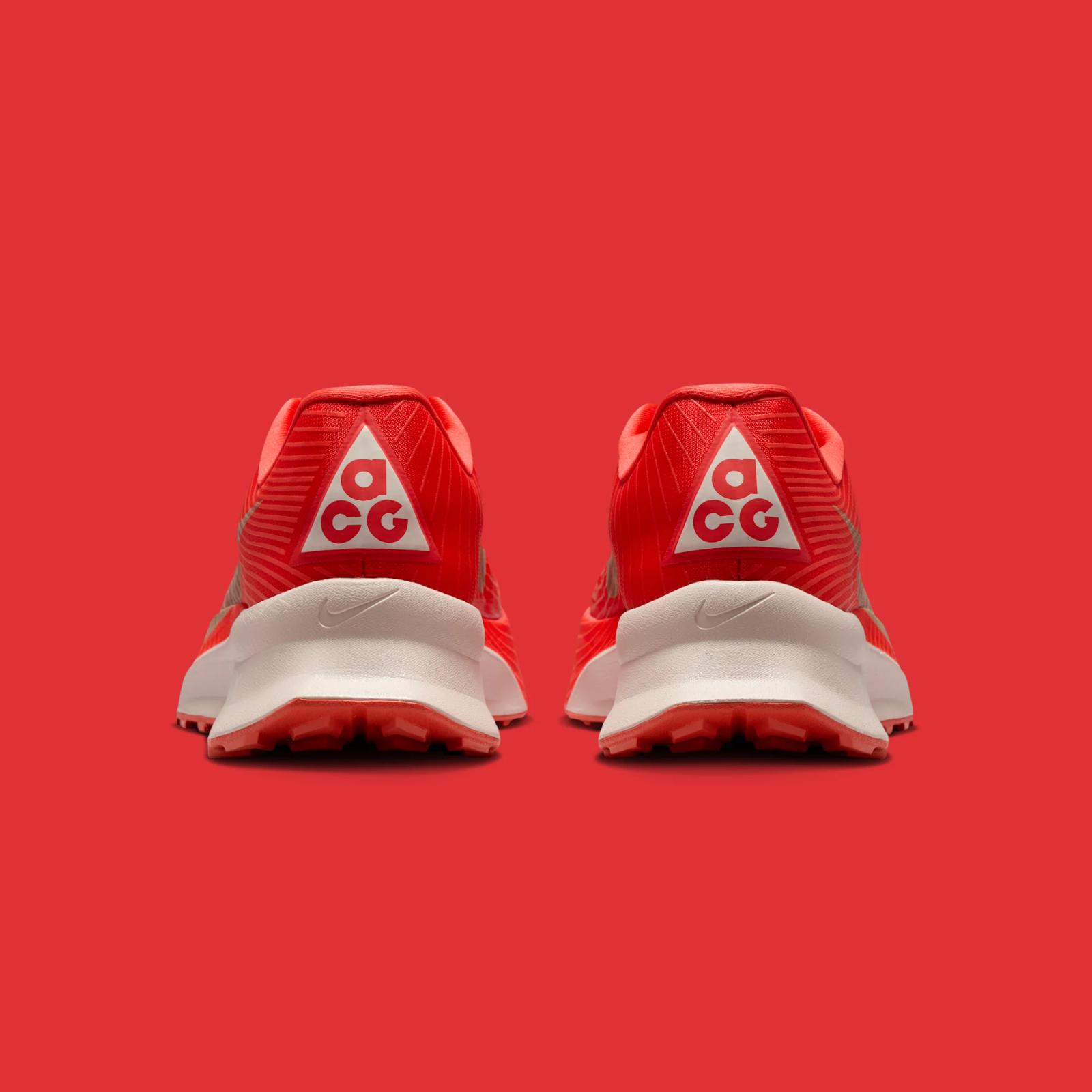 Nike ACG Ultrafly Trail "Light Crimson" drops July 1st, 2026