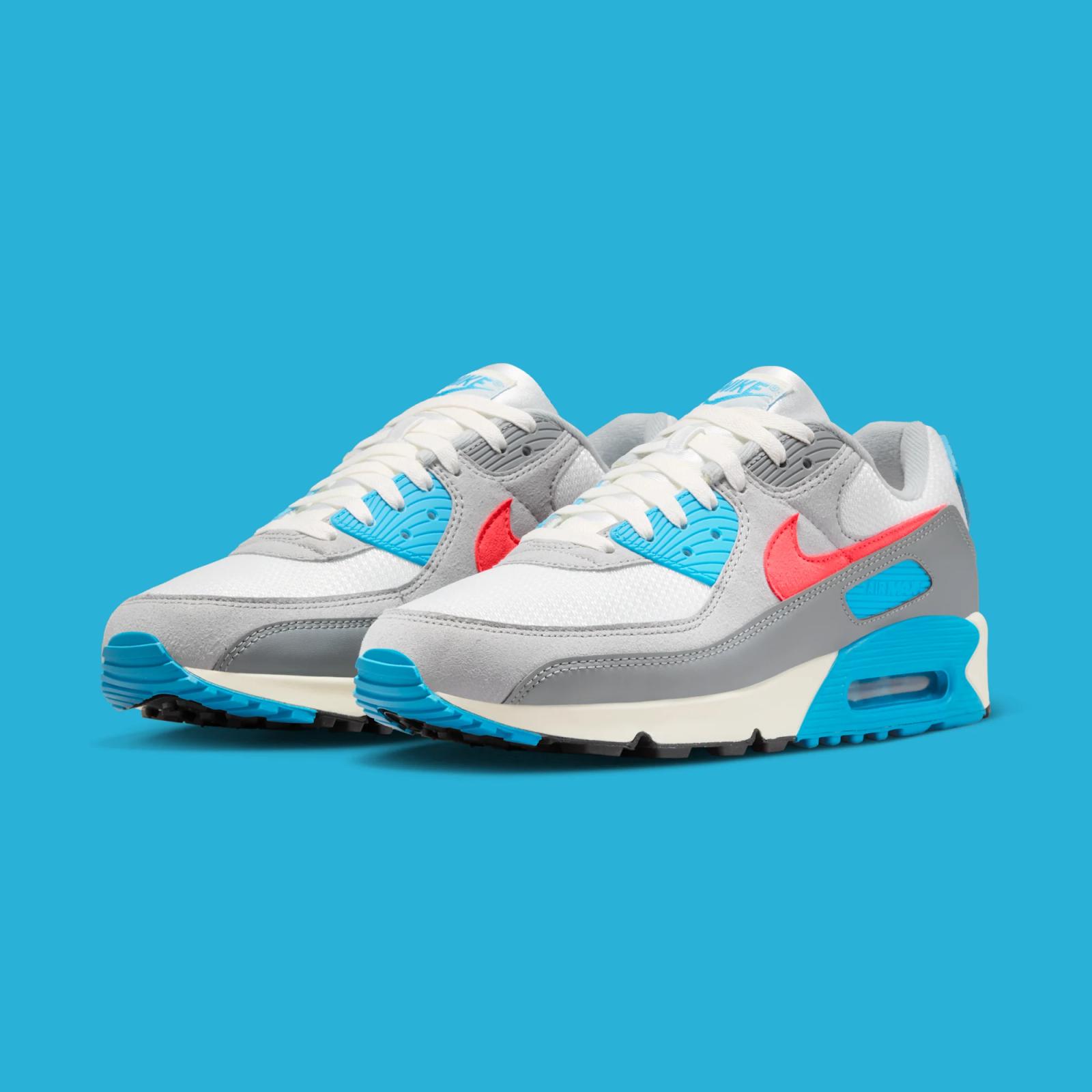 Nike Air Max 90 "Cool Grey & Infrared 23" drops April 1st, 2026