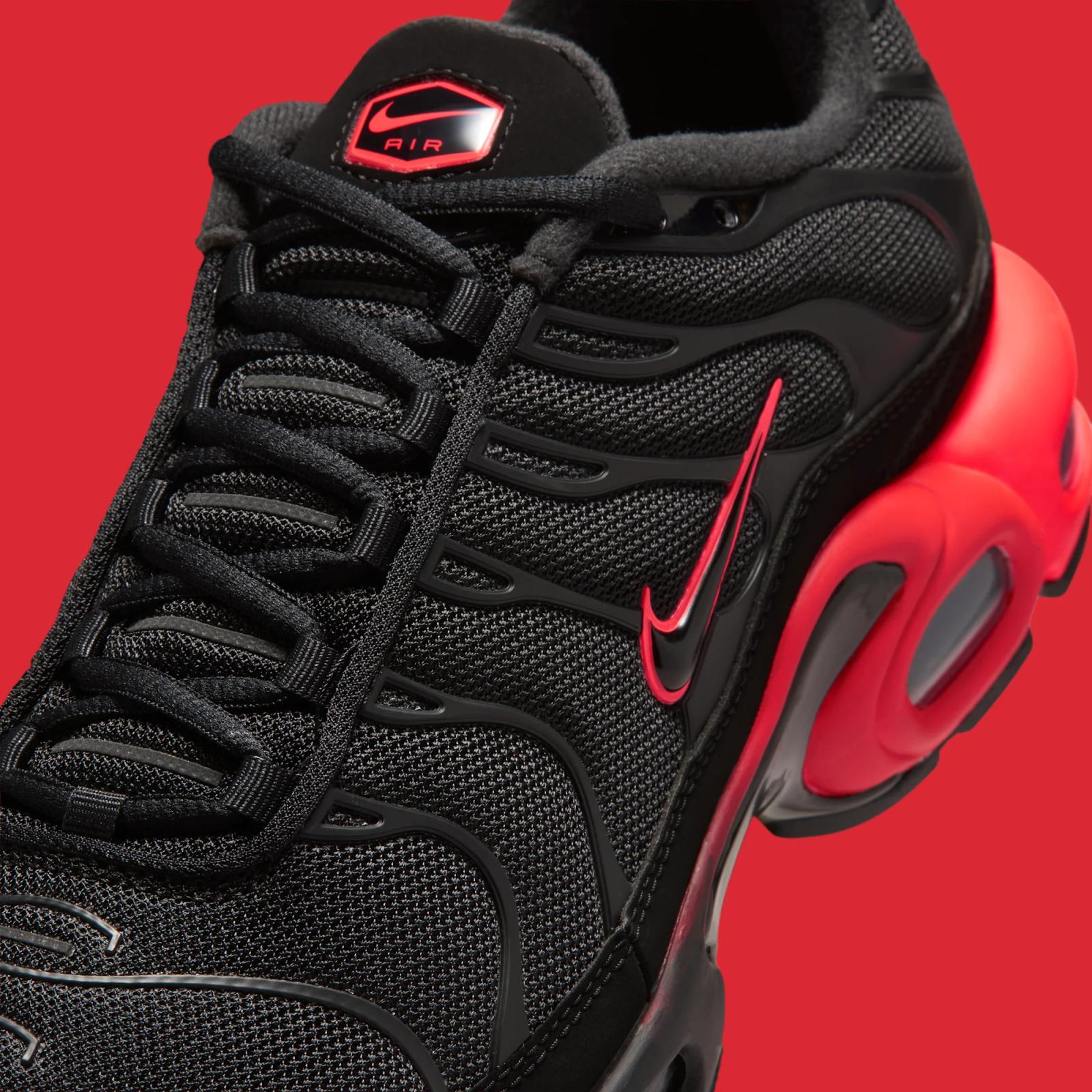 Nike Air Max Plus "Black & Bright Crimson" drops in 2026