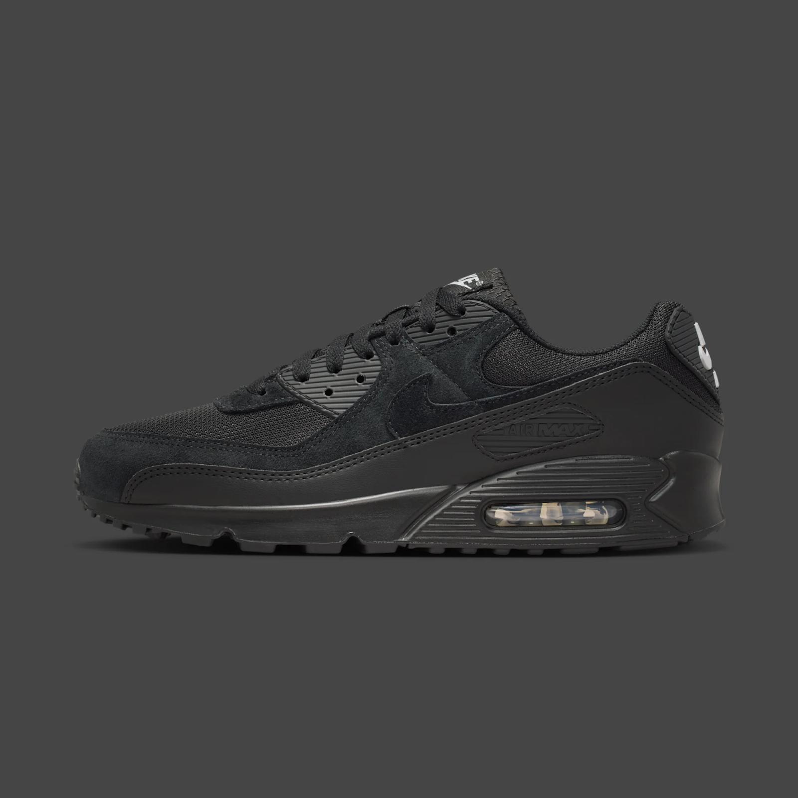Nike Air Max 90 "Black & Light Smoke Grey" drops in 2026