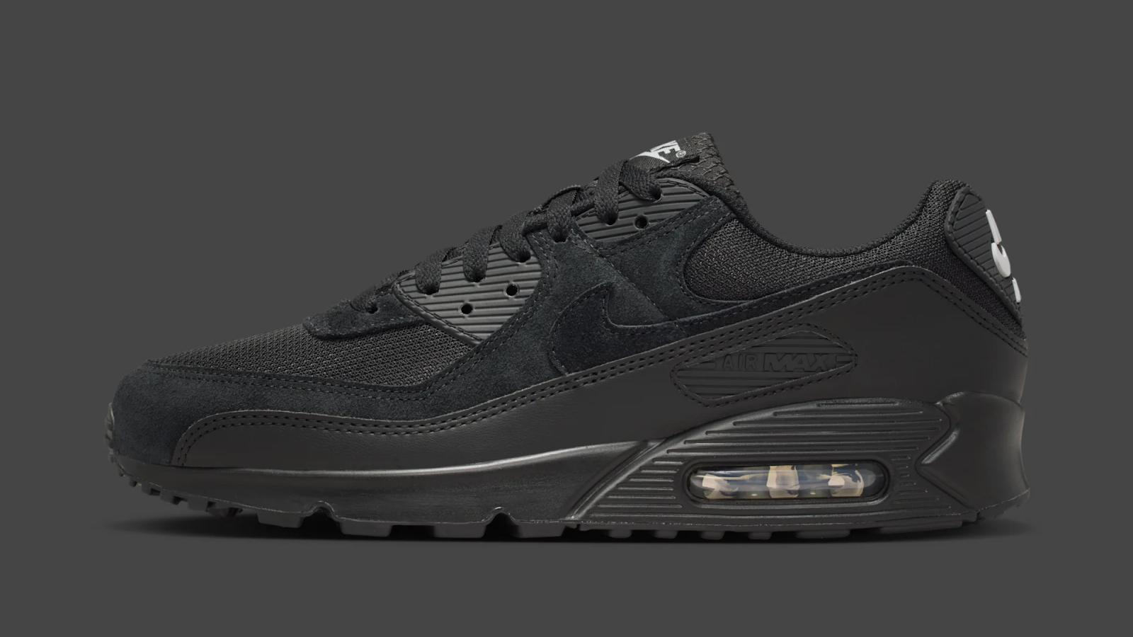 Nike Air Max 90 "Black & Light Smoke Grey" drops in 2026